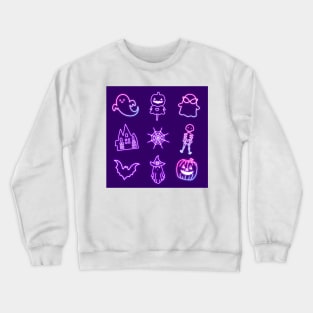 Neon Halloween Crewneck Sweatshirt
